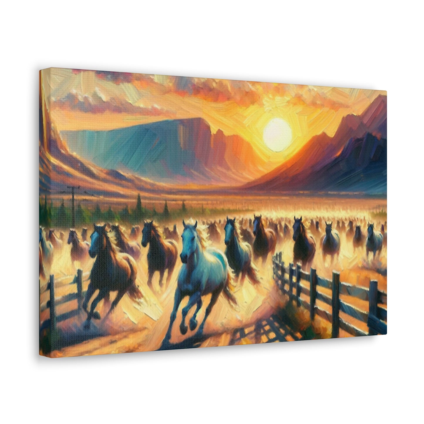 Clouds and Thunder-Canvas Gallery Wraps