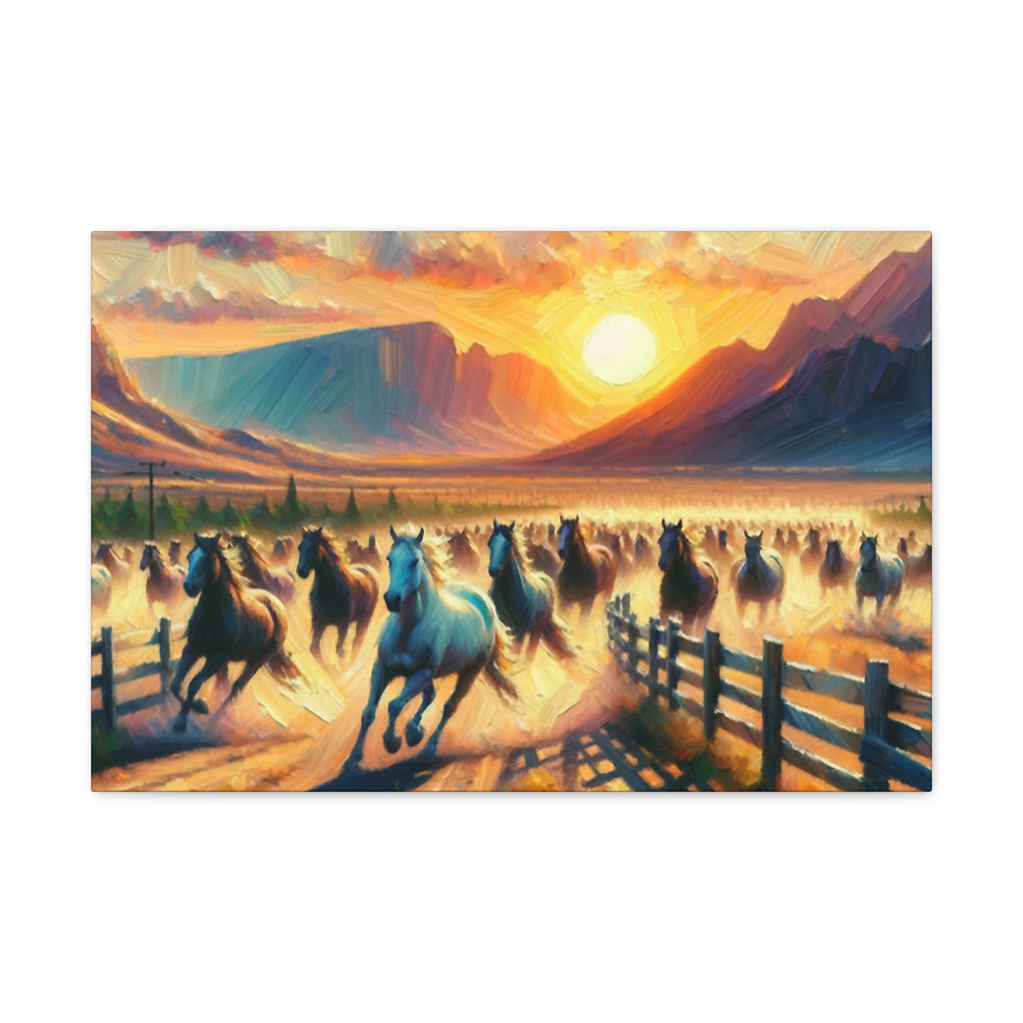 Clouds and Thunder-Canvas Gallery Wraps