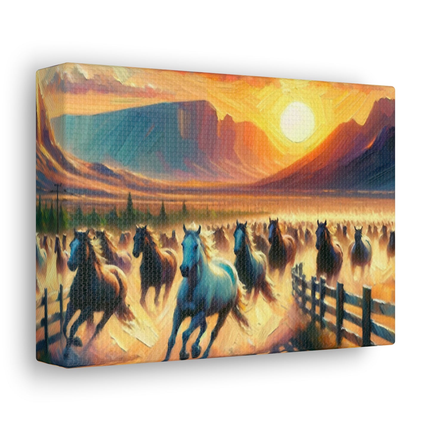 Clouds and Thunder-Canvas Gallery Wraps