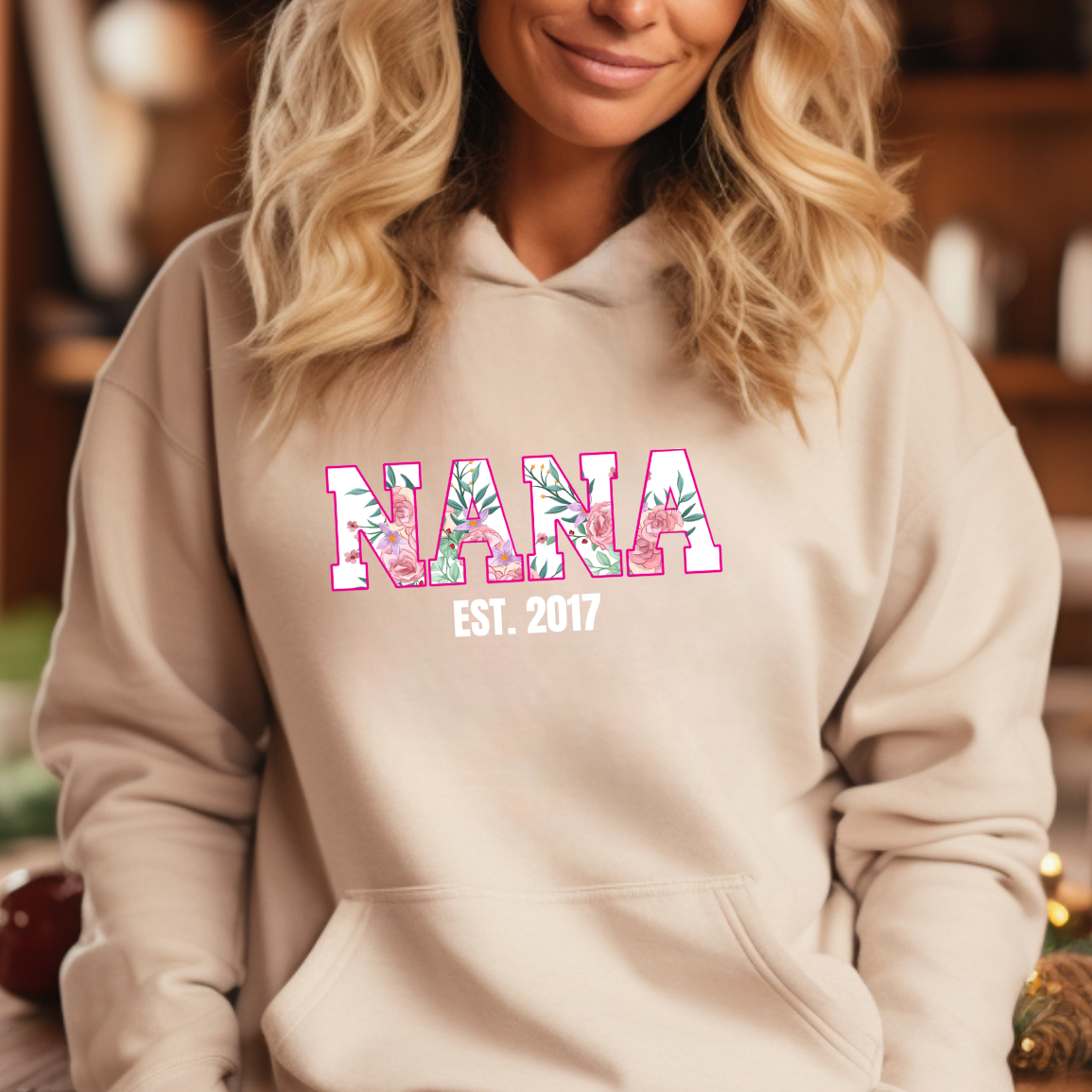 Personalized Nana Gildan Pullover Hoodie