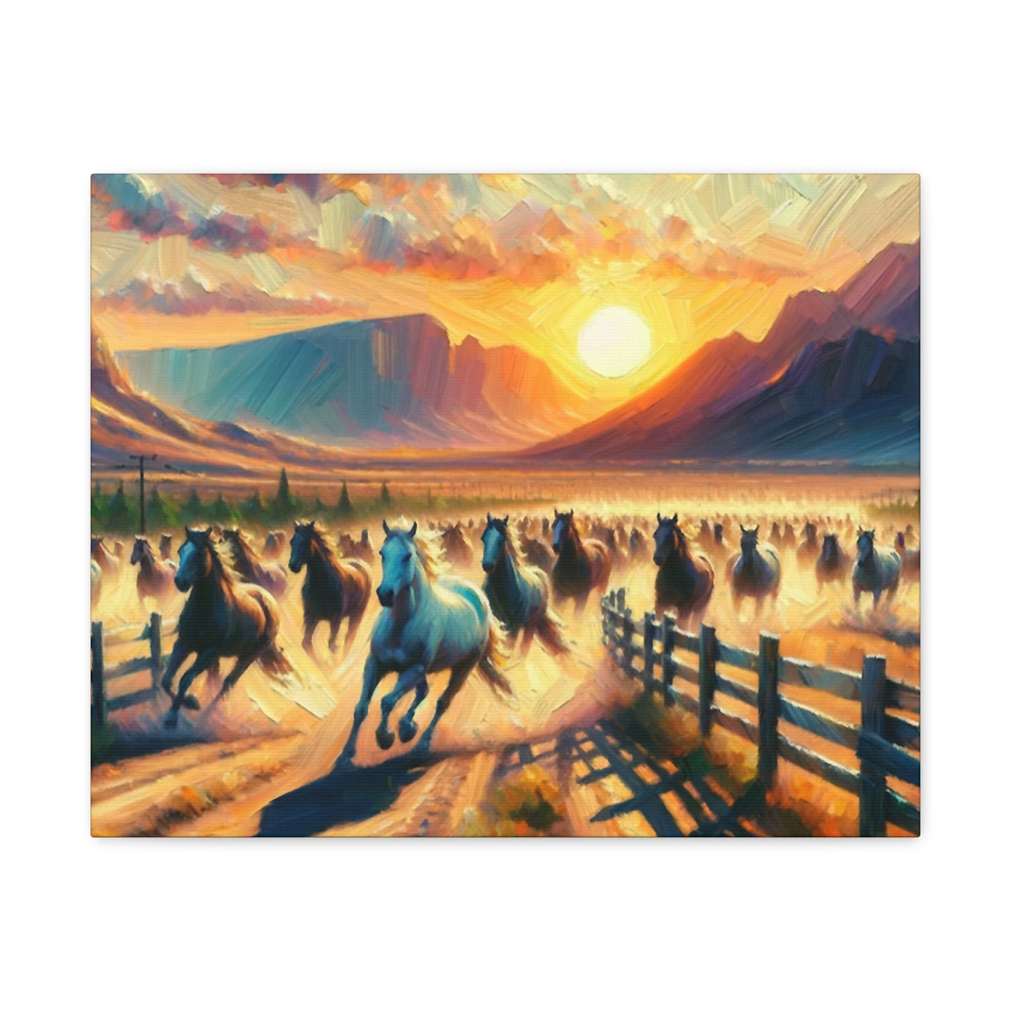 Clouds and Thunder-Canvas Gallery Wraps