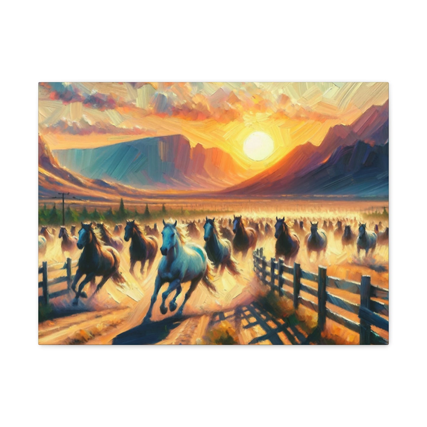 Clouds and Thunder-Canvas Gallery Wraps