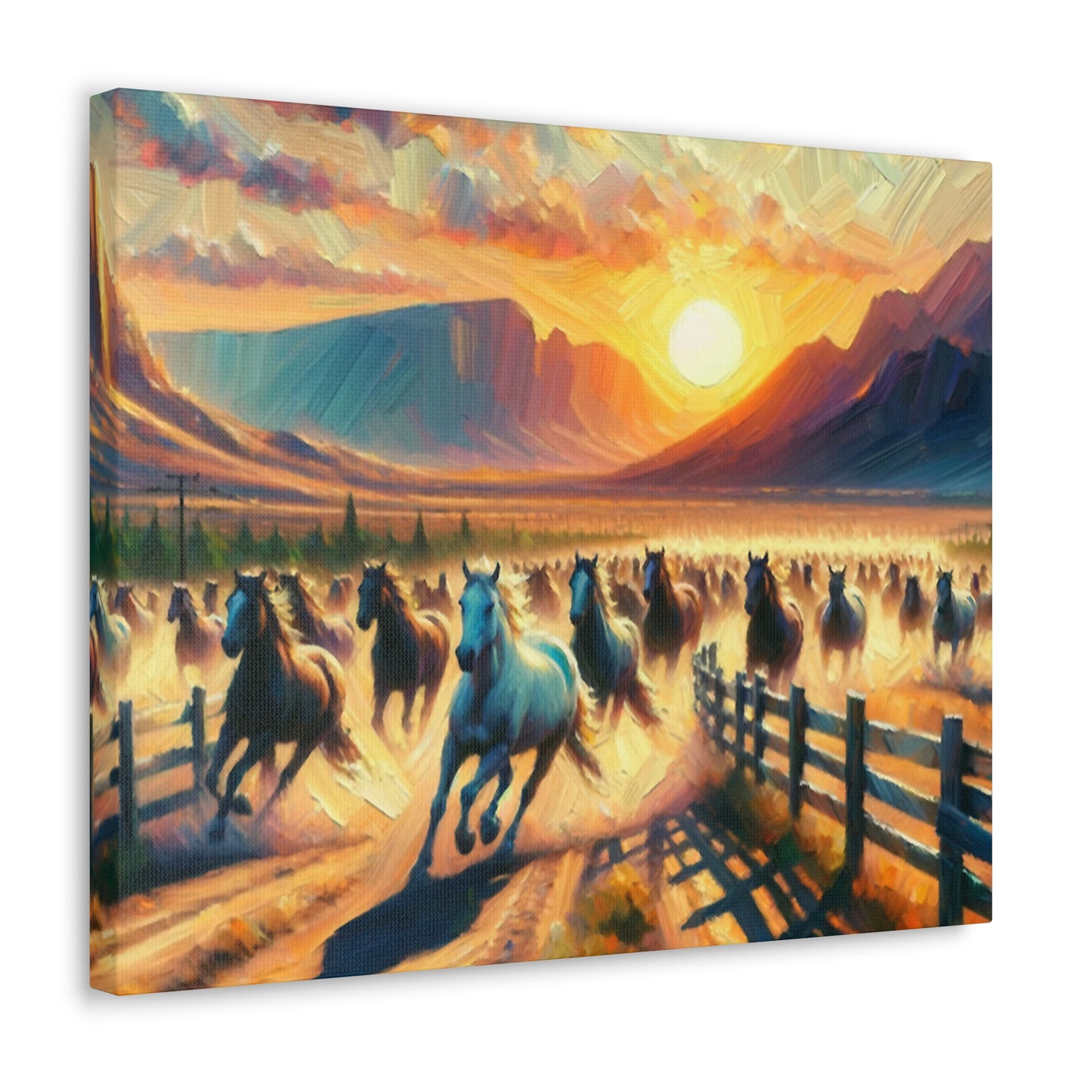 Clouds and Thunder-Canvas Gallery Wraps