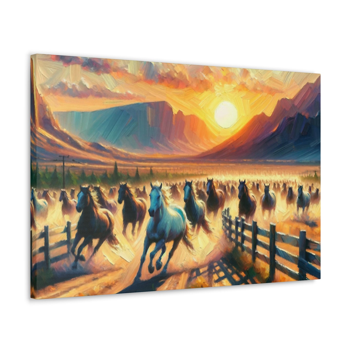 Clouds and Thunder-Canvas Gallery Wraps