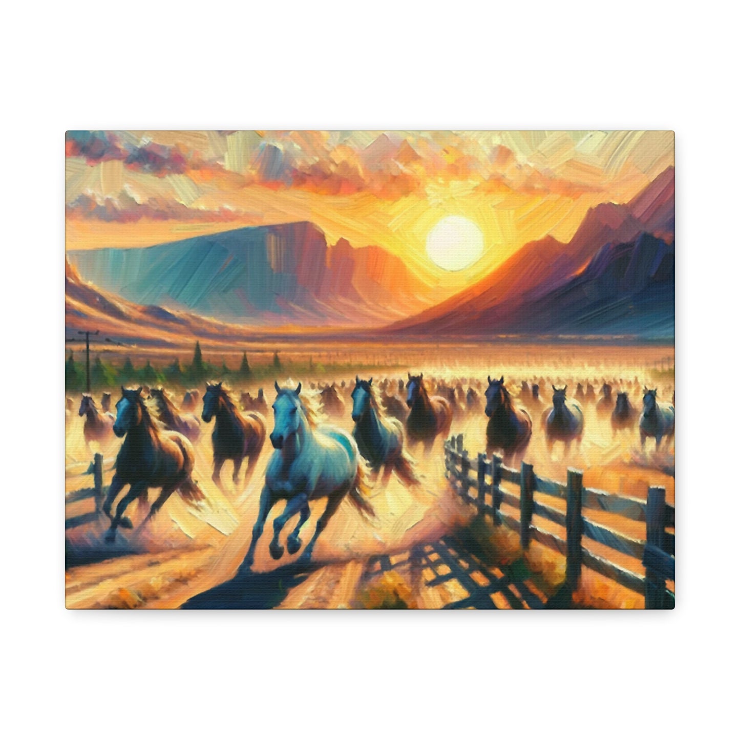 Clouds and Thunder-Canvas Gallery Wraps