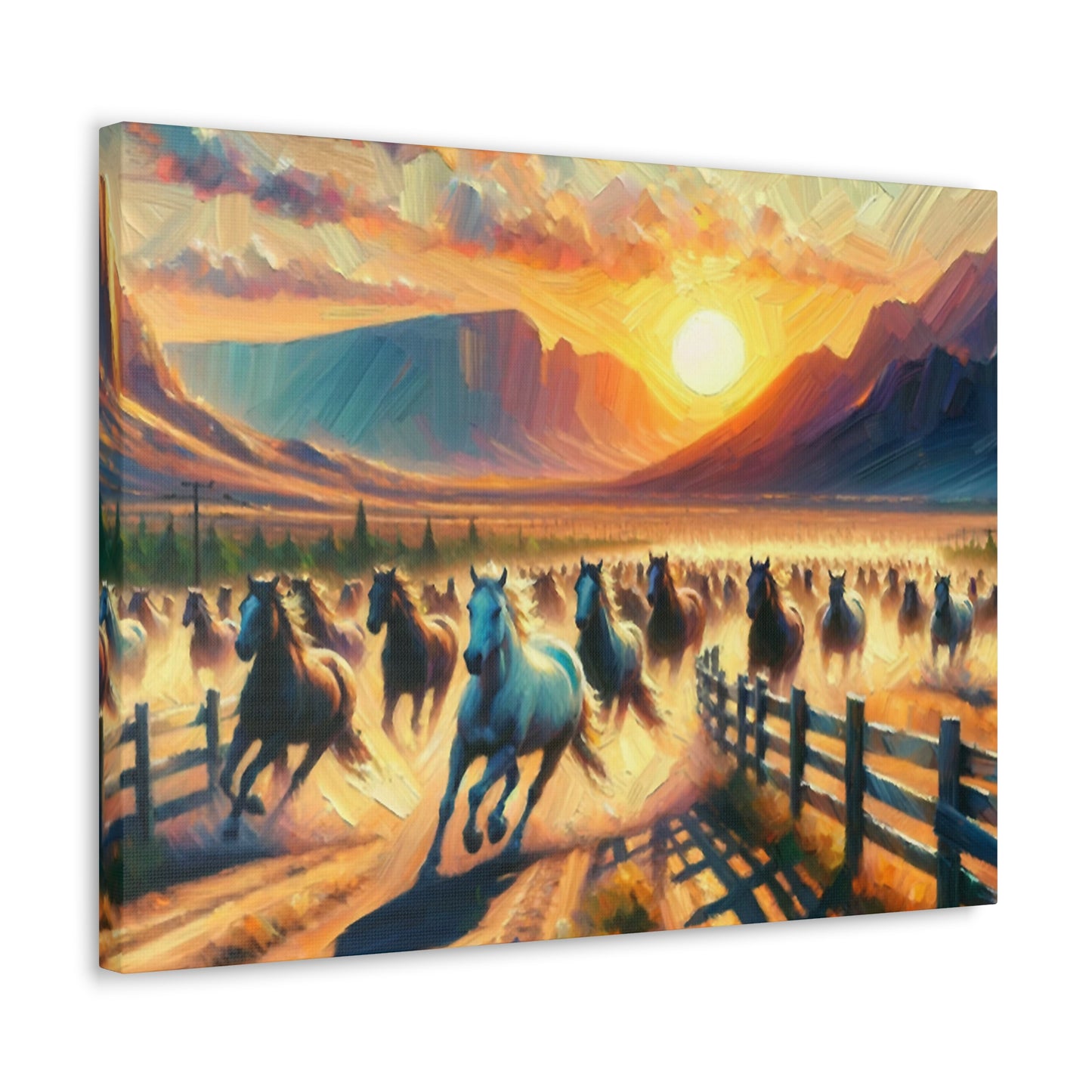 Clouds and Thunder-Canvas Gallery Wraps