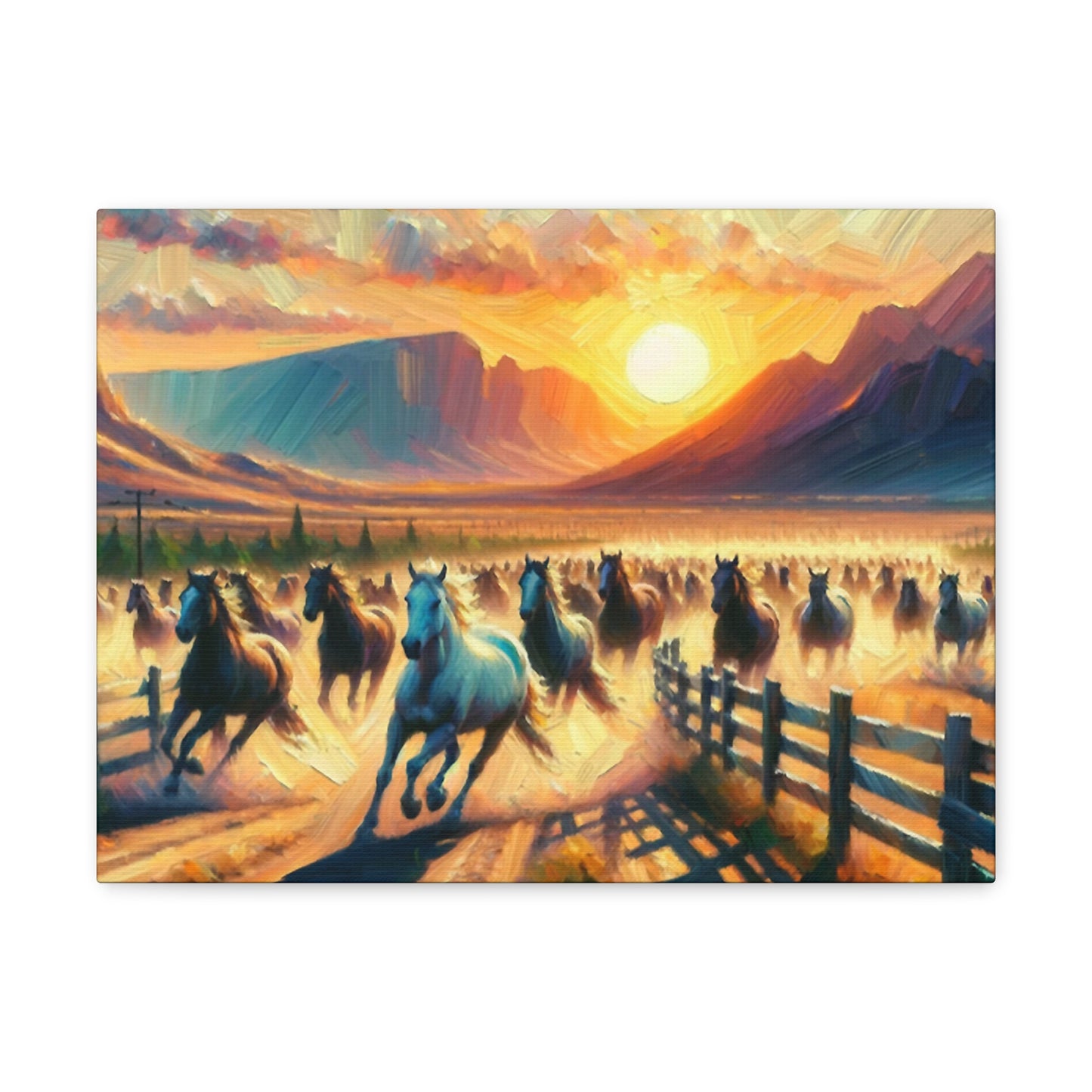 Clouds and Thunder-Canvas Gallery Wraps