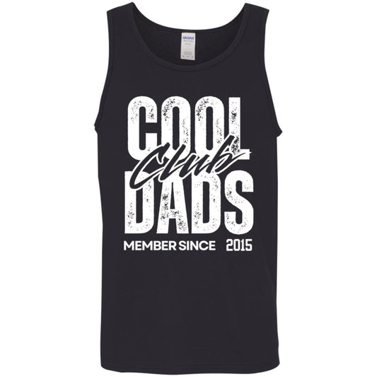 gifts for mom, gifts for dad, gifts for wife, gifts for husband, gifts for daughter, gifts for son,  Cool Dad's Club Membership Cotton Tank Top 5.3 oz.