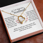gifts for mom, gifts for dad, gifts for wife, gifts for husband, gifts for daughter, gifts for son, Personalized Forever Love Necklace To My Soulmate 