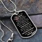 gifts for mom, gifts for dad, gifts for wife, gifts for husband, gifts for daughter, gifts for son, Not Just A Hero Luxury Graphic Dog Chain Necklace