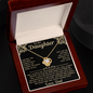 gifts for mom, gifts for dad, gifts for wife, gifts for husband, gifts for daughter, gifts for son, Love Knot Necklace To My Daughter I Am Not The Dad Who