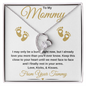 gifts for mom, gifts for dad, gifts for wife, gifts for husband, gifts for daughter, gifts for son
To My Mommy Forever Love  Necklace Baby Bump Gold