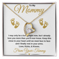 gifts for mom, gifts for dad, gifts for wife, gifts for husband, gifts for daughter, gifts for son
To My Mommy Forever Love  Necklace Baby Bump Gold