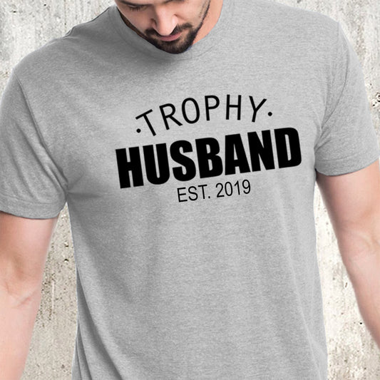 Personalized Trophy Husband Premium Short Sleeve T-Shirt